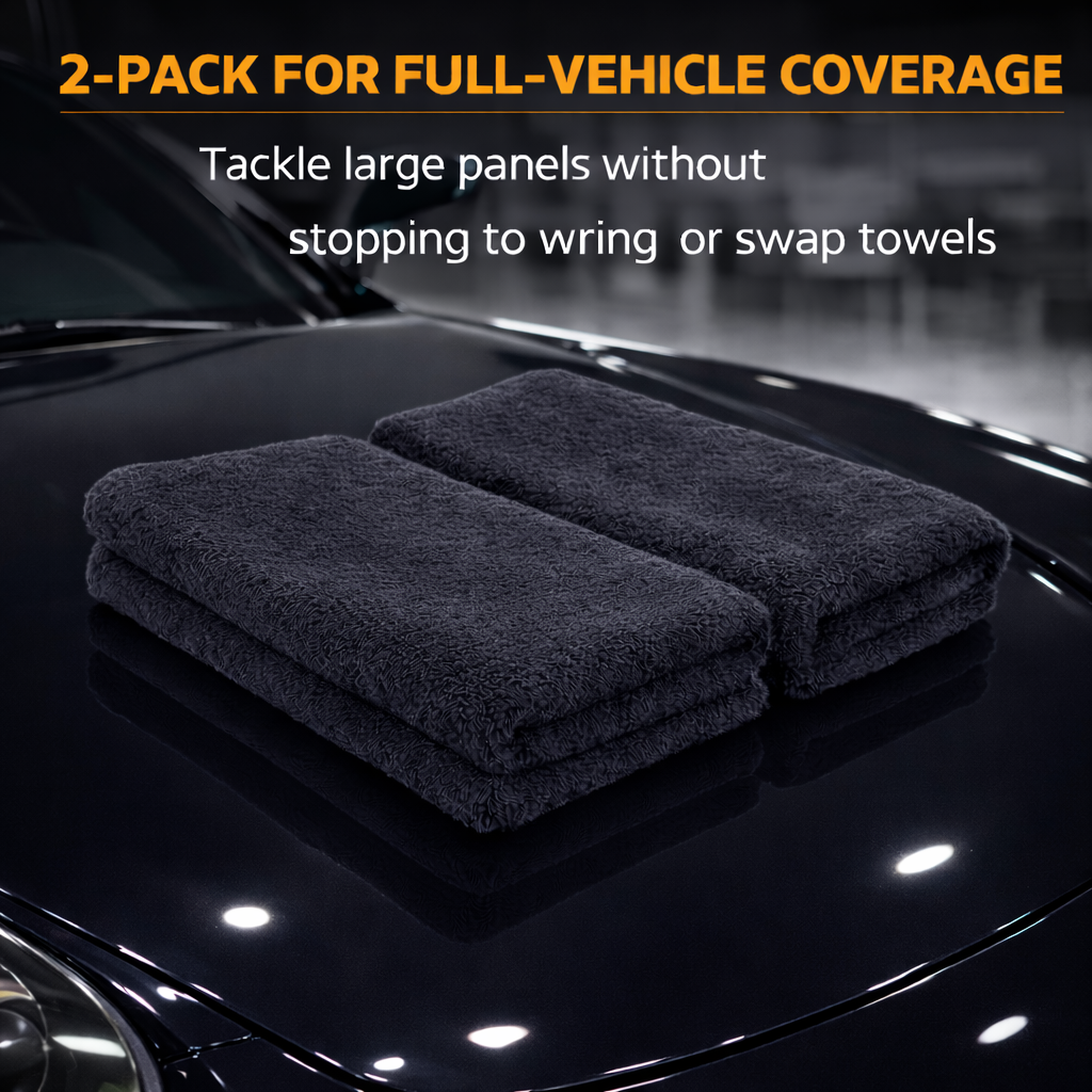 GritWorks 1300 GSM Microfiber Drying Towels